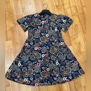 Girls Paisley Floral Dress
